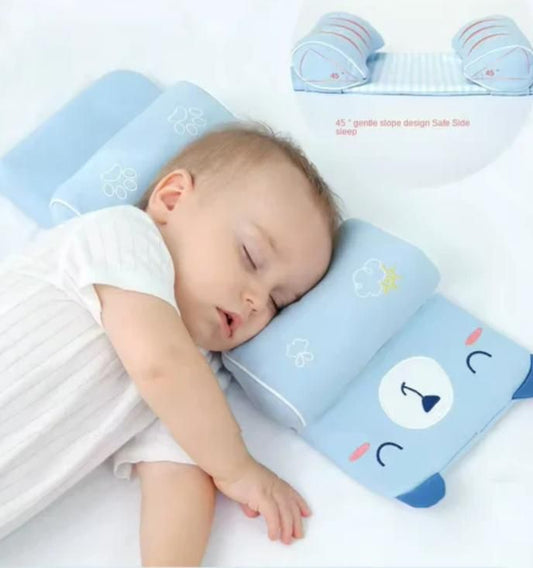 Baby Shaping Head Support Pillow – Soft & Breathable | Assorted Colours