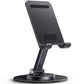 Foldable & Adjustable Phone Stand – Universal Desktop Holder for iPhone, Samsung & Tablets (2-Pack, Black)
